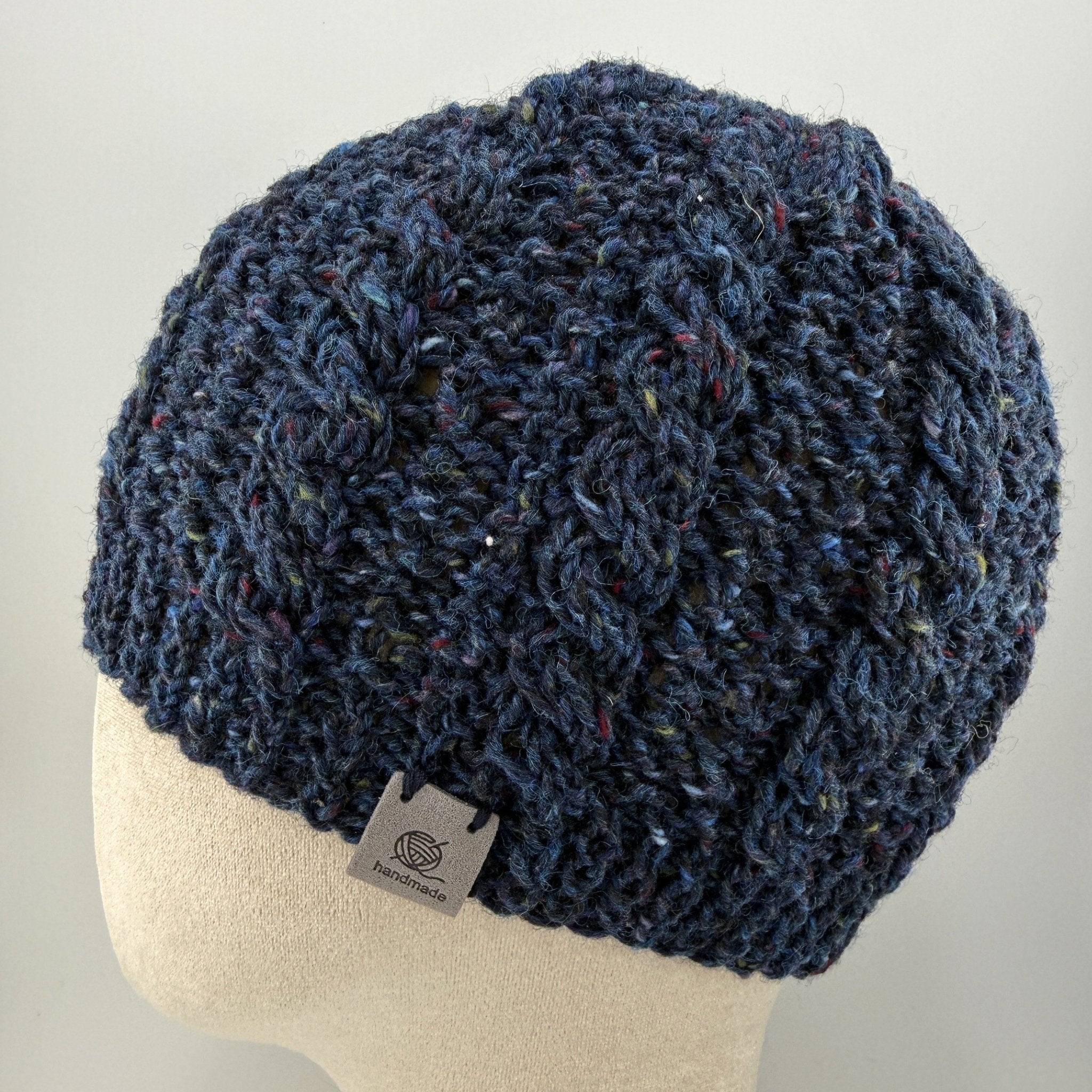 Tweed Wool Knit Hat